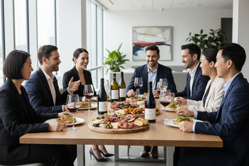 El contrato del estómago: Negocios y Vinos