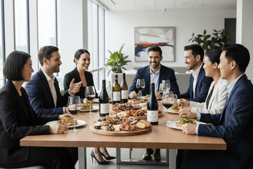 El contrato del estómago: Negocios y Vinos