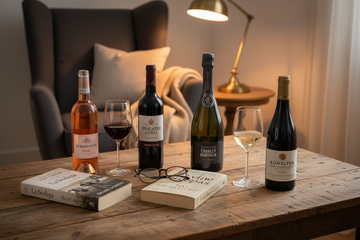 Vinos y libros, ¡qué regocijo!