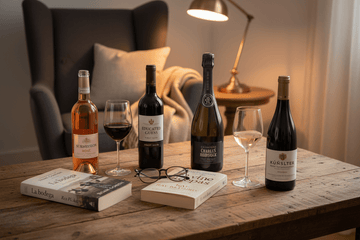 Vinos y libros, ¡qué regocijo!