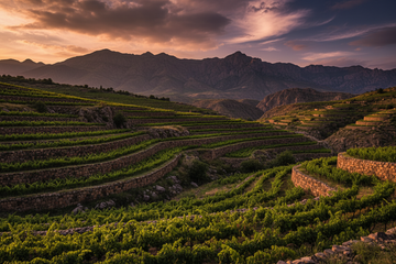 Viñedo en Meghri Armenia