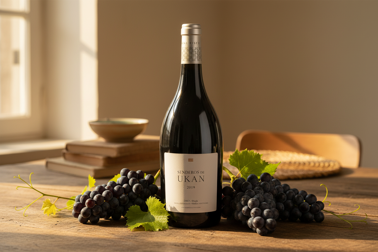 100% Tempranillo viticultura de precisión - Senderos de Ukan 2019