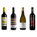 4 vinos kosher y mexicanos con fondo blanco