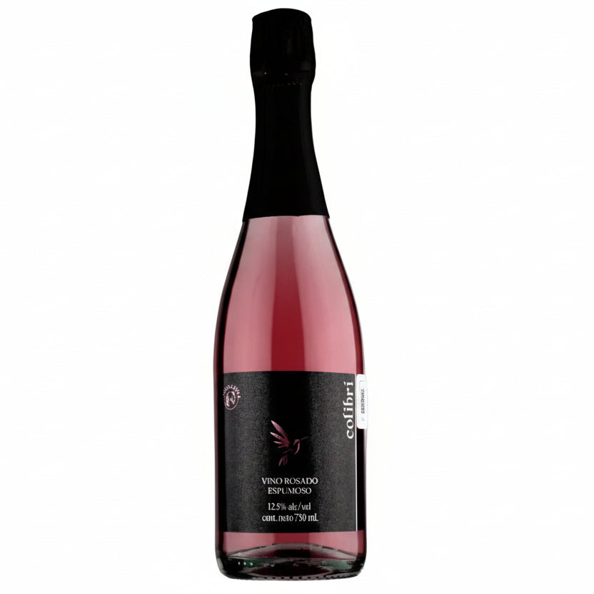 Botella_Vino_Espumoso_Rosado_Colibri_Vinedos_Azteca