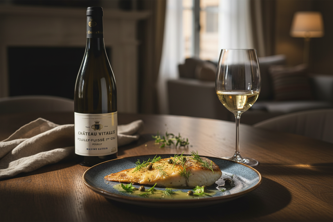 botella-de-Vino blanco pouilly-fuissé 1er cru les perrières 2022 Francia