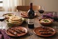 Maridaje de vino tinto marqués de griñon syrah