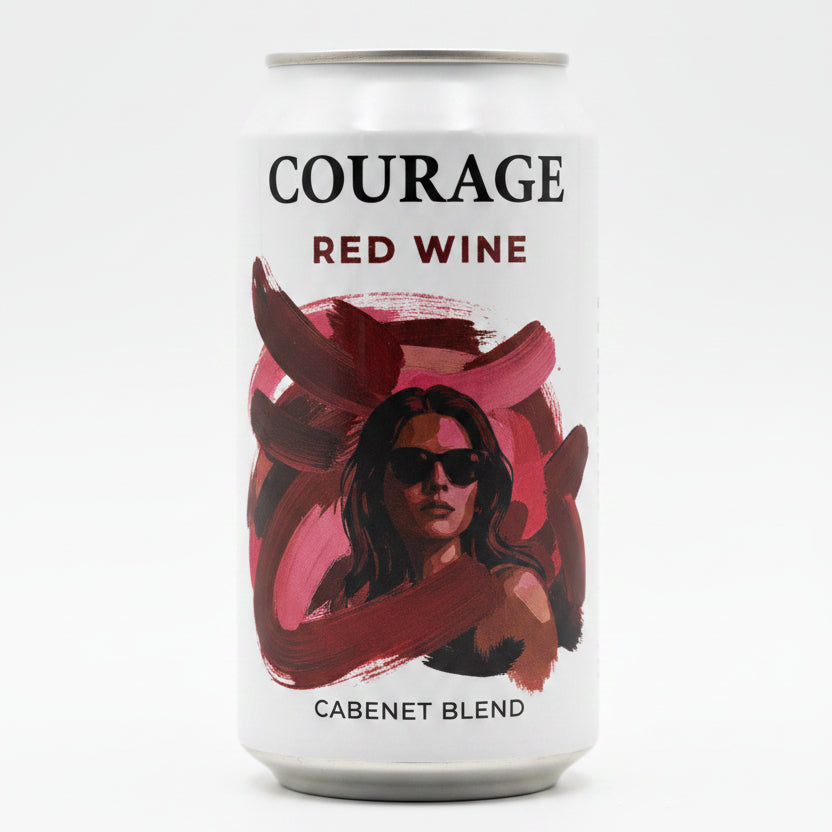 Vino Tinto Cabernet Lata Courage 250ml