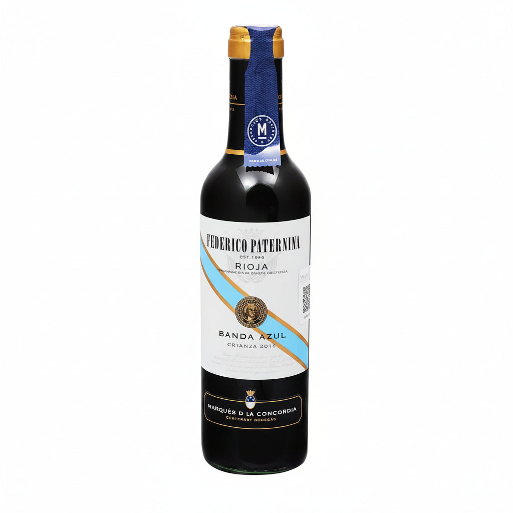 Vino Tinto Paternina Banda Azul Crianza de 375 ml