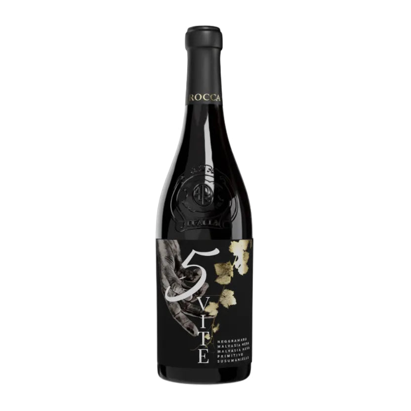 Vino Tinto Rocca 5 Vite Blend Tinto Puglia - Vino de Italia