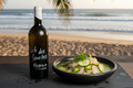 Aguachiles de callo de hacha con Vale Dos Santos Reserva