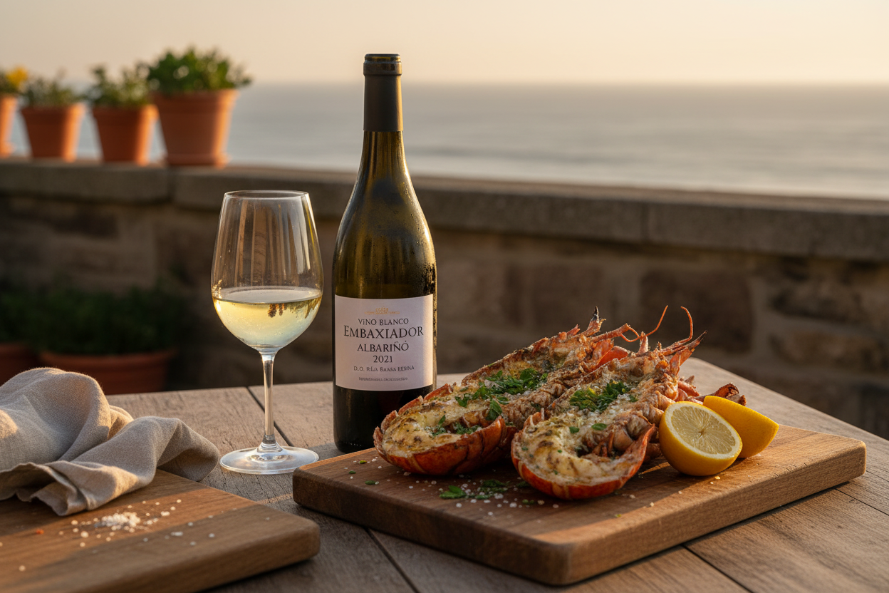 Albariño Embaixador 2021 - Bogavante a la Brasa