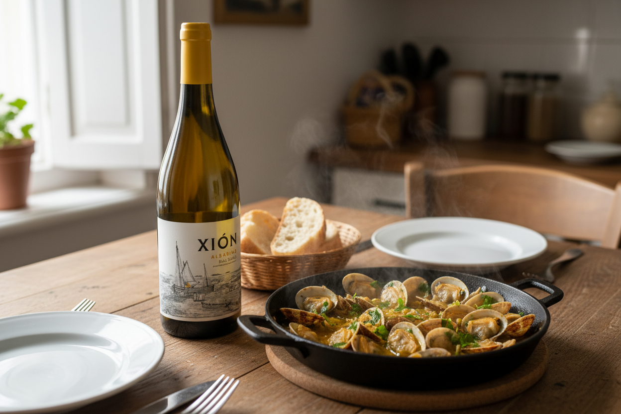 Almejas a la marinera
