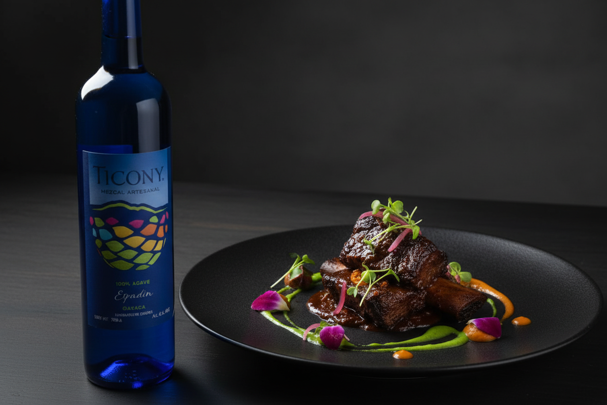 Alta cocina mexicana con Mezcal Ticony