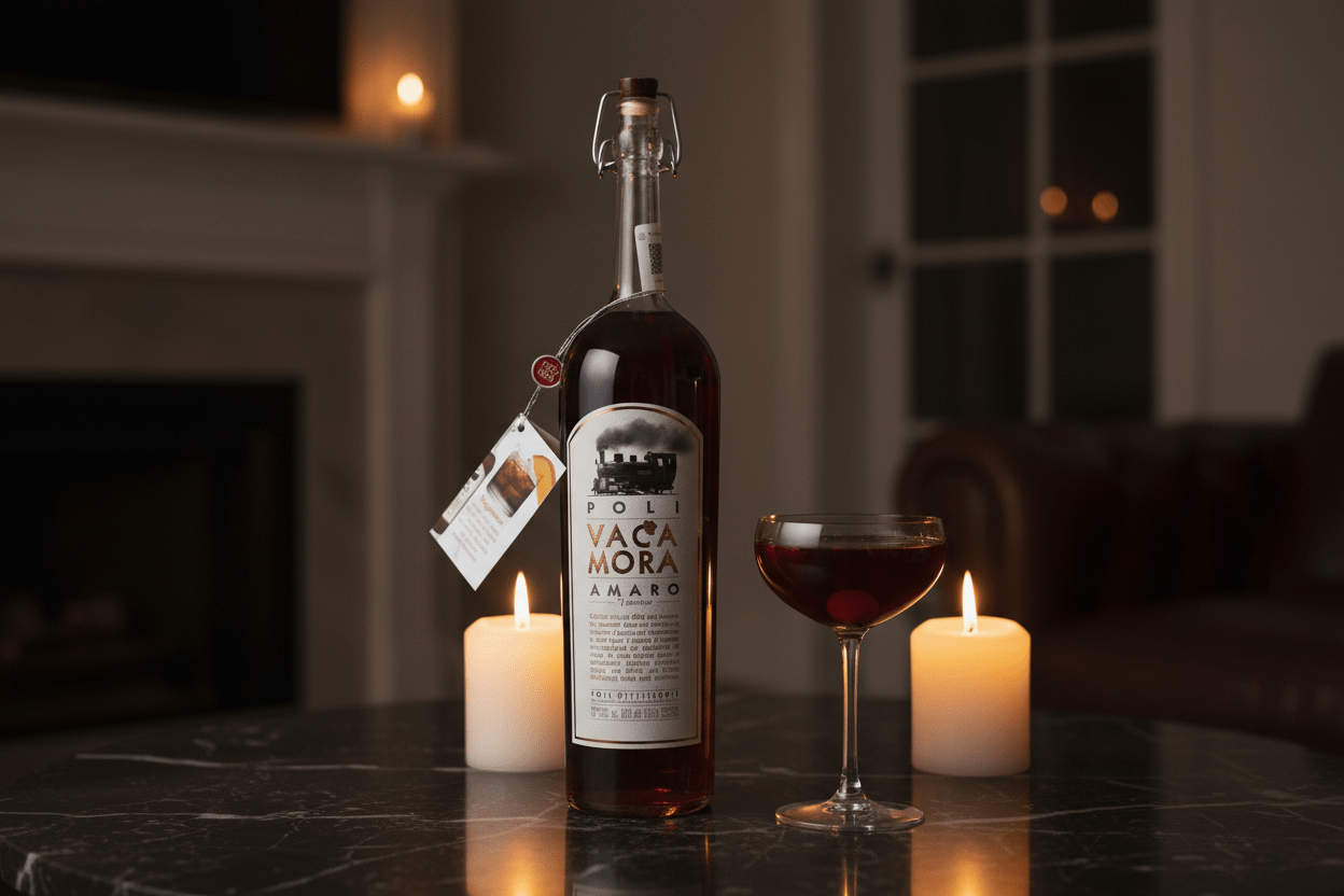 Amaro Vaca Mora Licor Italiano - La Cava
