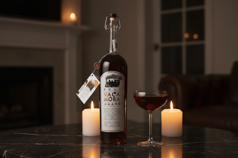 Amaro Vaca Mora Licor Italiano - La Cava