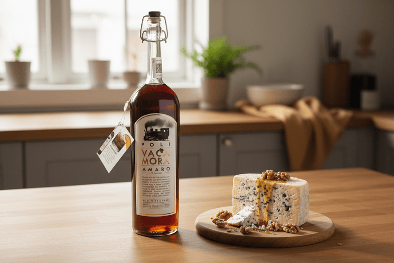 Amaro Vaca Mora Licor Italiano - La Cava