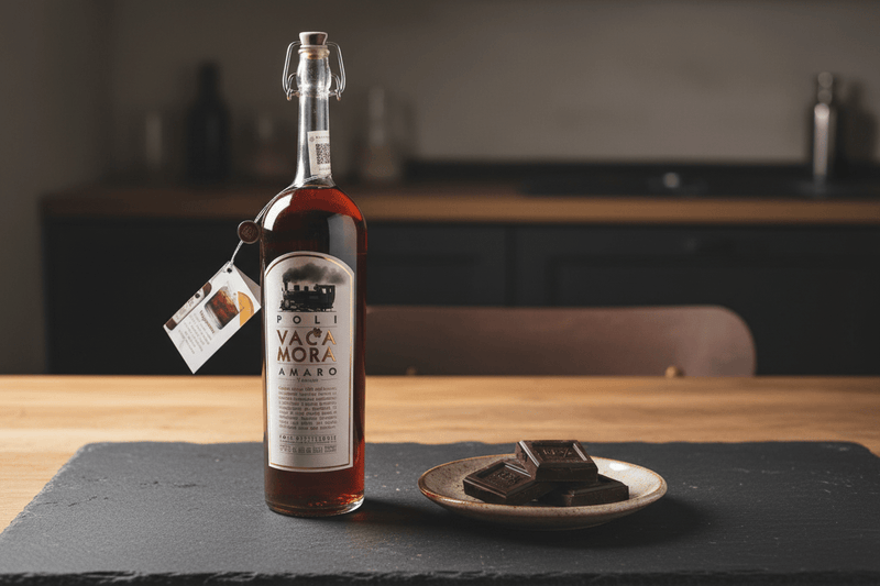Amaro Vaca Mora Licor Italiano - La Cava