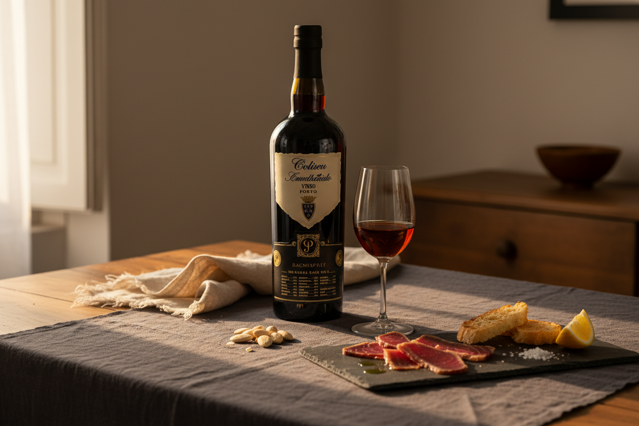 Amontillado Coliseo VORS Valdespino Jerez - Mojama de Atún