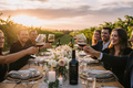 Anderson Conn Valley Estate Reserve Cab Sauv en celebración al aire libre