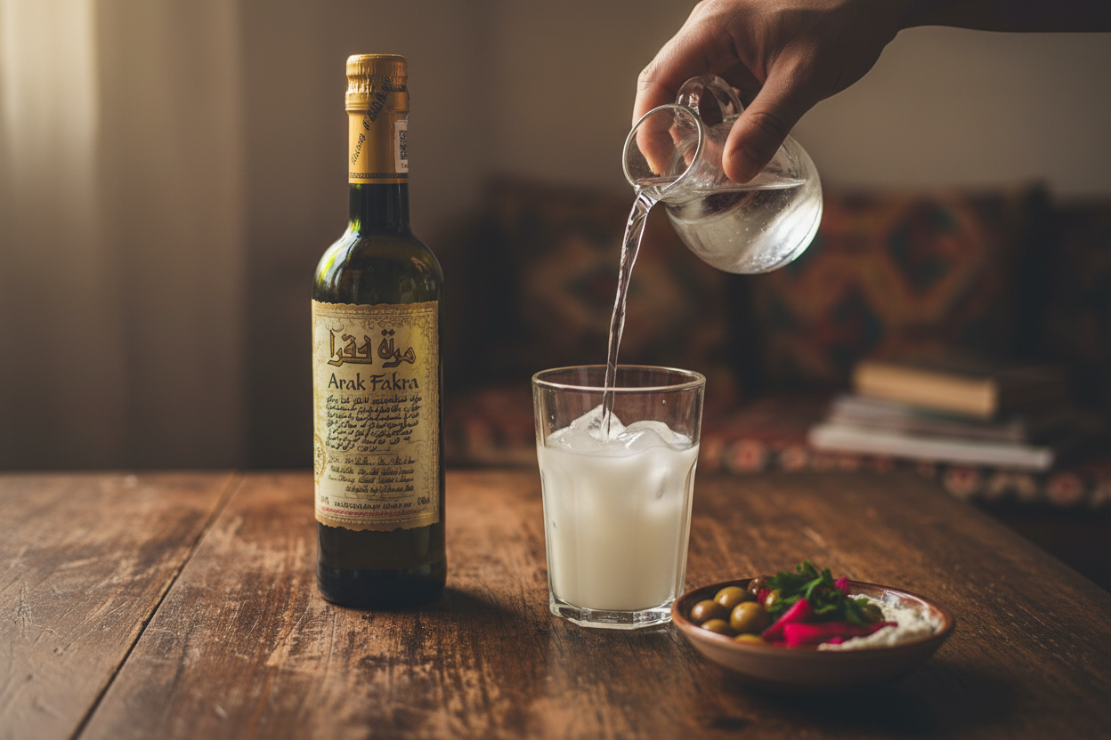 Arak Fakra Triple — ritual de preparación