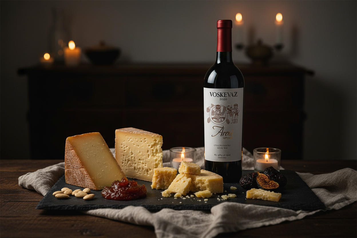 Areni Red Dry Manchego Gruyère