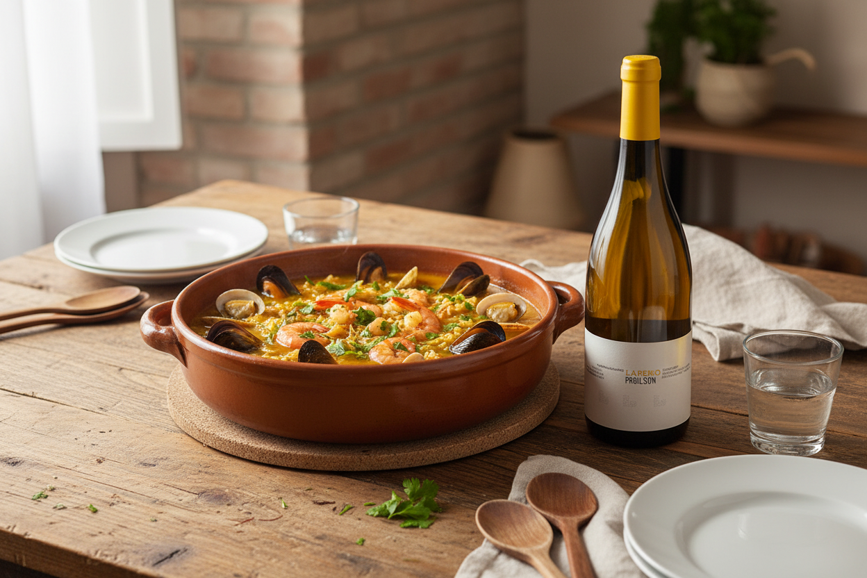 Arroz caldoso marinero