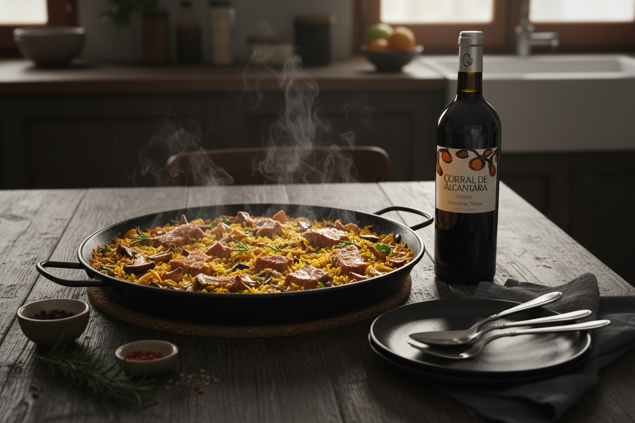 Arroz de montaña con Corral de Campanas