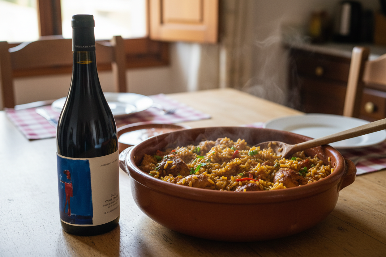 Arroz de pitu de caleya