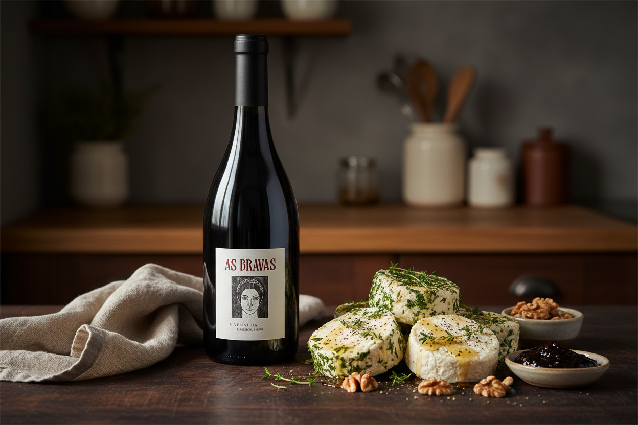 As Bravas Garnacha Queso de Cabra