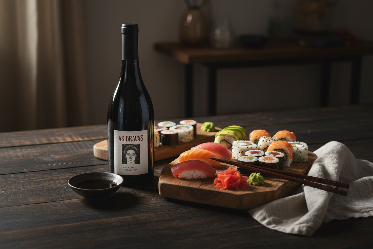 As Bravas Garnacha Sushi