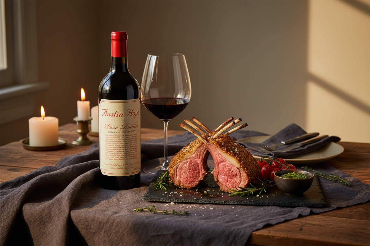 Austin Hope Cabernet Sauvignon Paso Robles - Costillas de Cordero