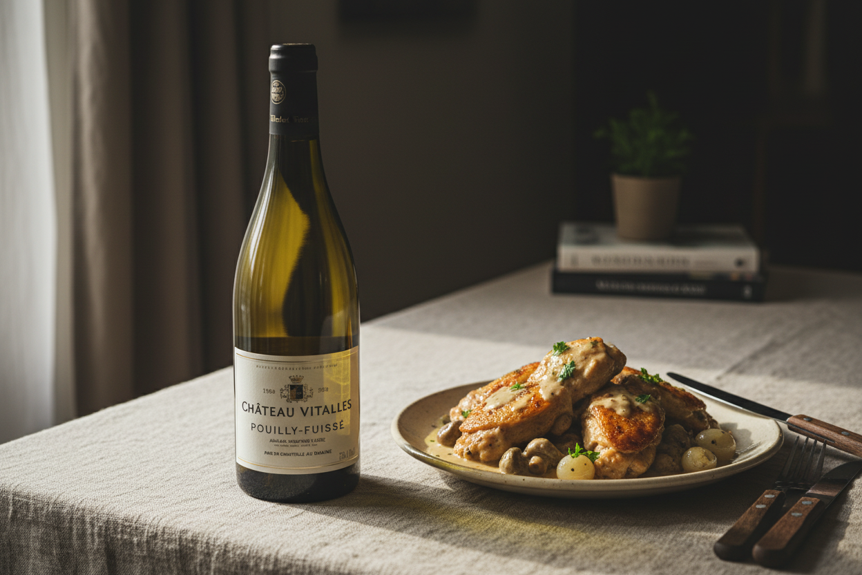 Aves a la crema — Pouilly-Fuissé 2023