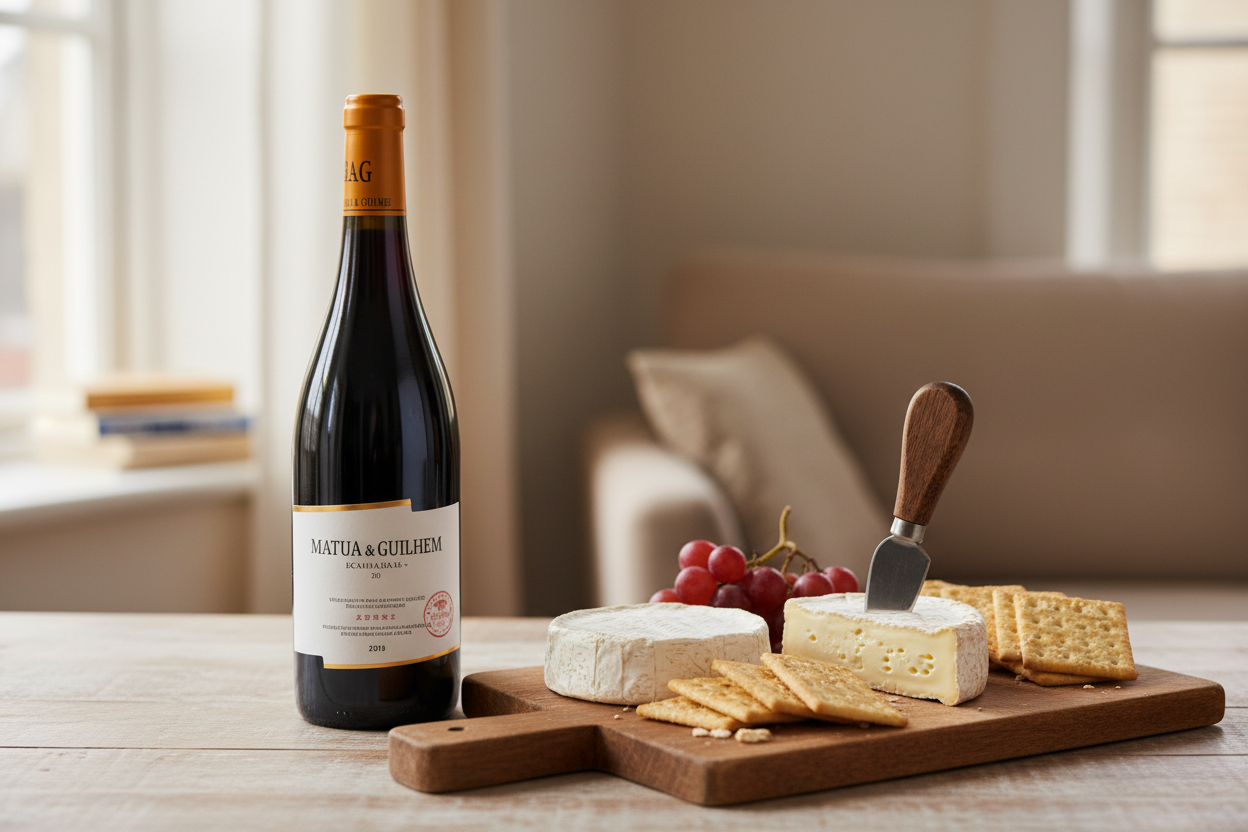 B&G Beaujolais-Villages con Brie y Camembert