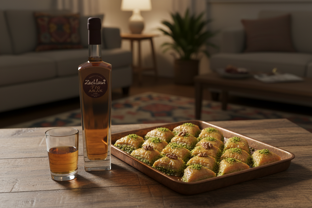 Baklava con Zachlawi Fig