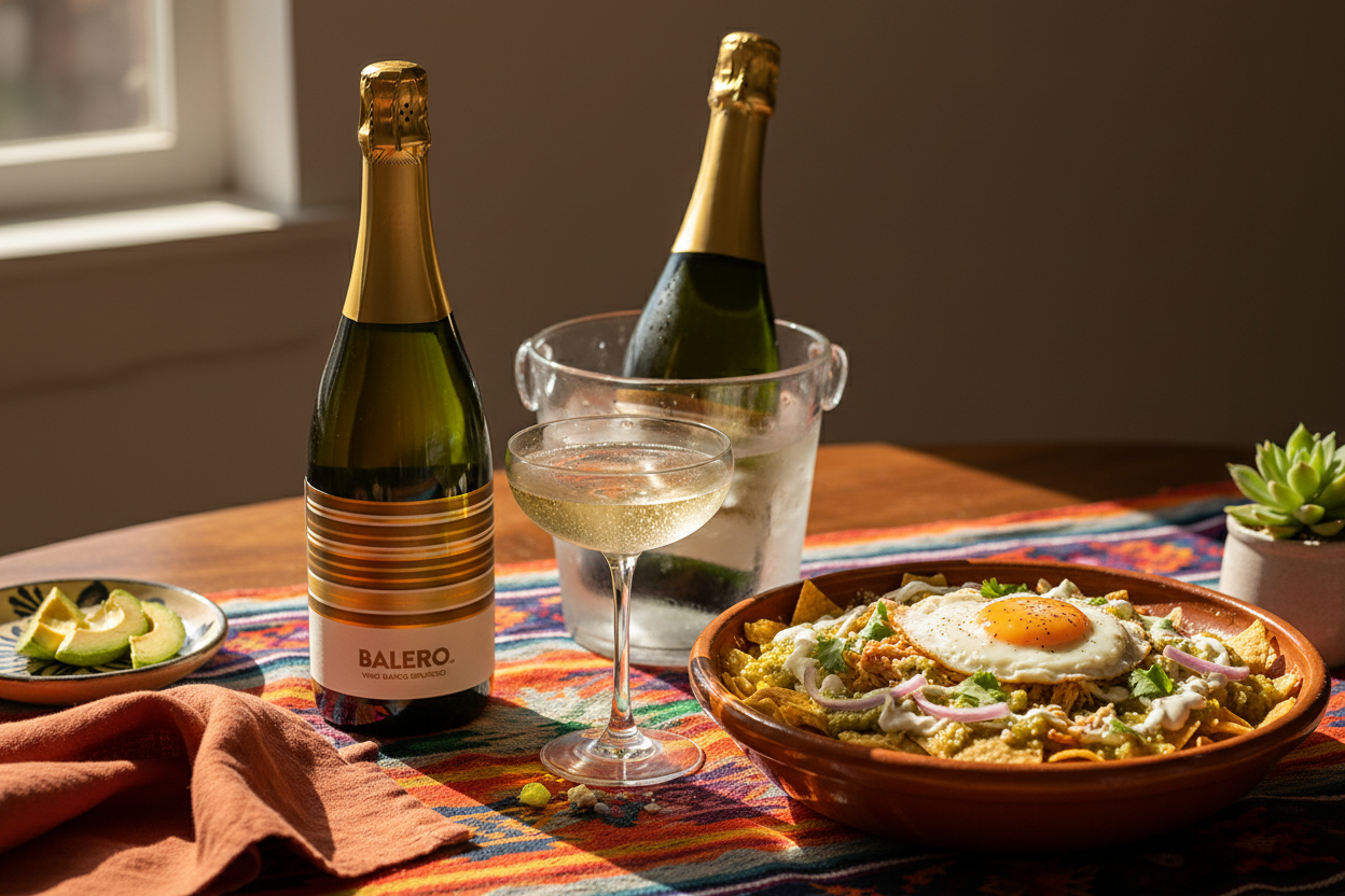 Balero Blanco Brut Querétaro - Chilaquiles Verdes