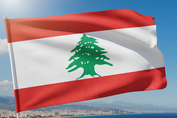 Bandera de Líbano