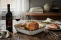 Barkan Merlot con cordero asado