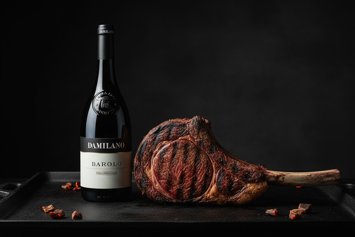 Barolo con Tomahawk