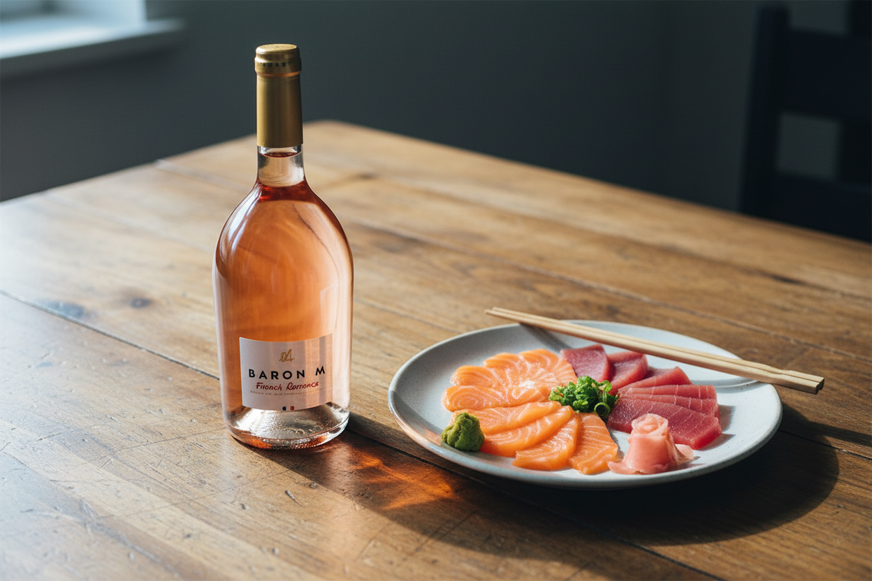 Baron Maxime French Romance con sashimi
