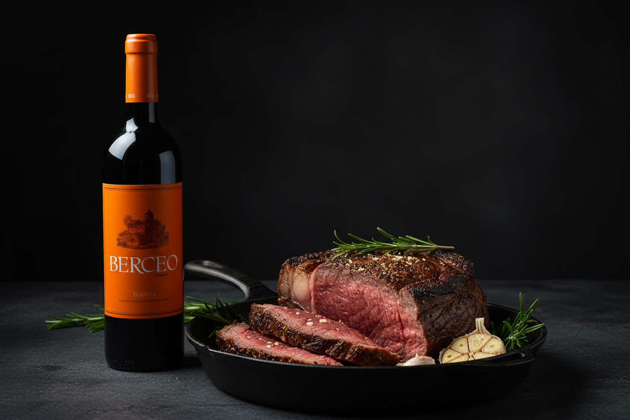 Berceo Crianza con Rib Eye