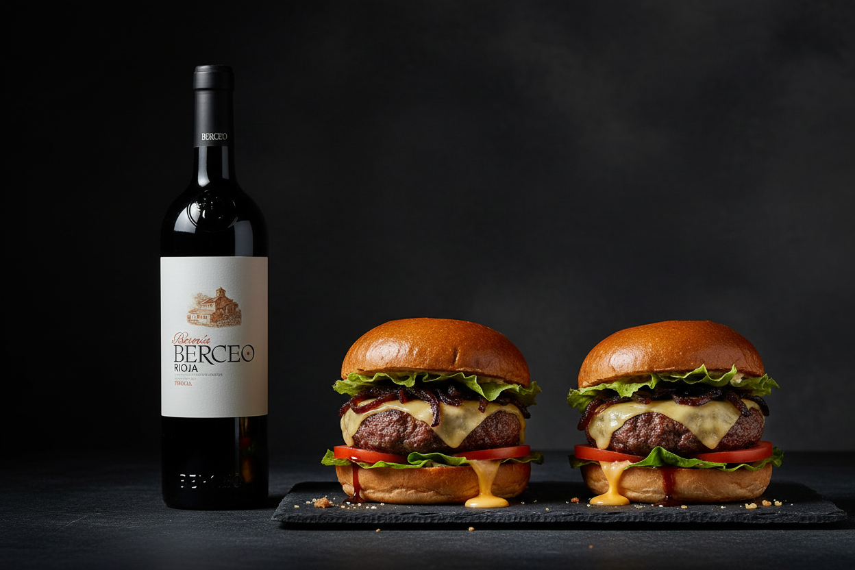 Berceo con Hamburguesas