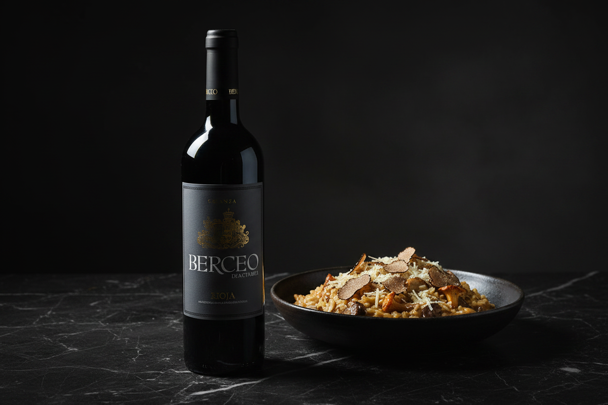 Berceo Reserva con Risotto