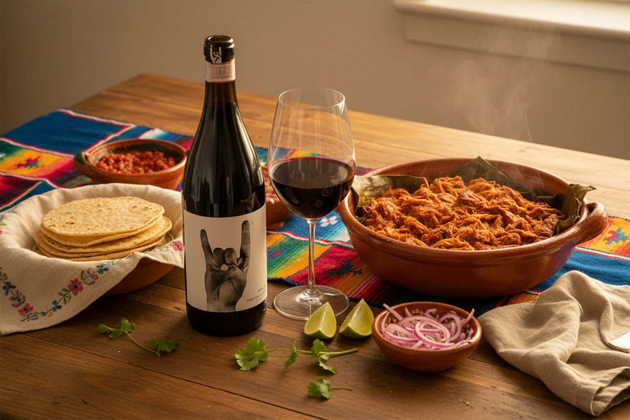 Bigardo Tinta de Toro España - Cochinita Pibil