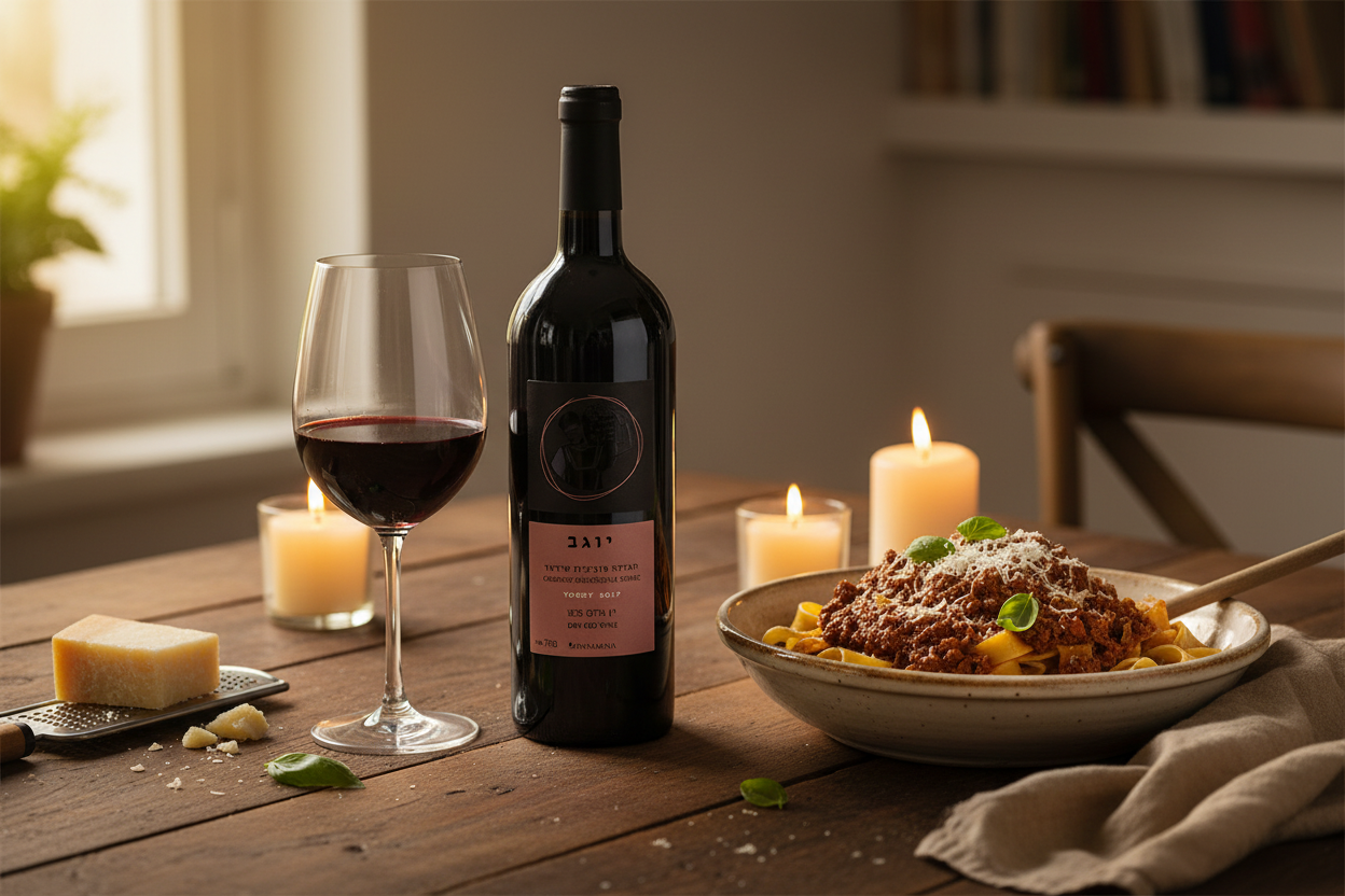 Binyamina Yogev Cabernet Shiraz Israel - Pastas con Salsas de Carne