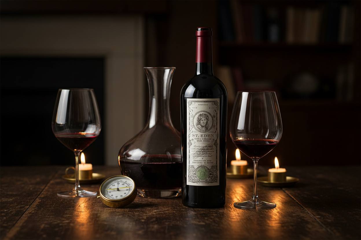 Bond St. Eden — ritual de decantación y servicio