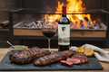 Bressia Monteagrelo Malbec Argentina - Vacío, Bife de Chorizo y Entraña a la Parrilla