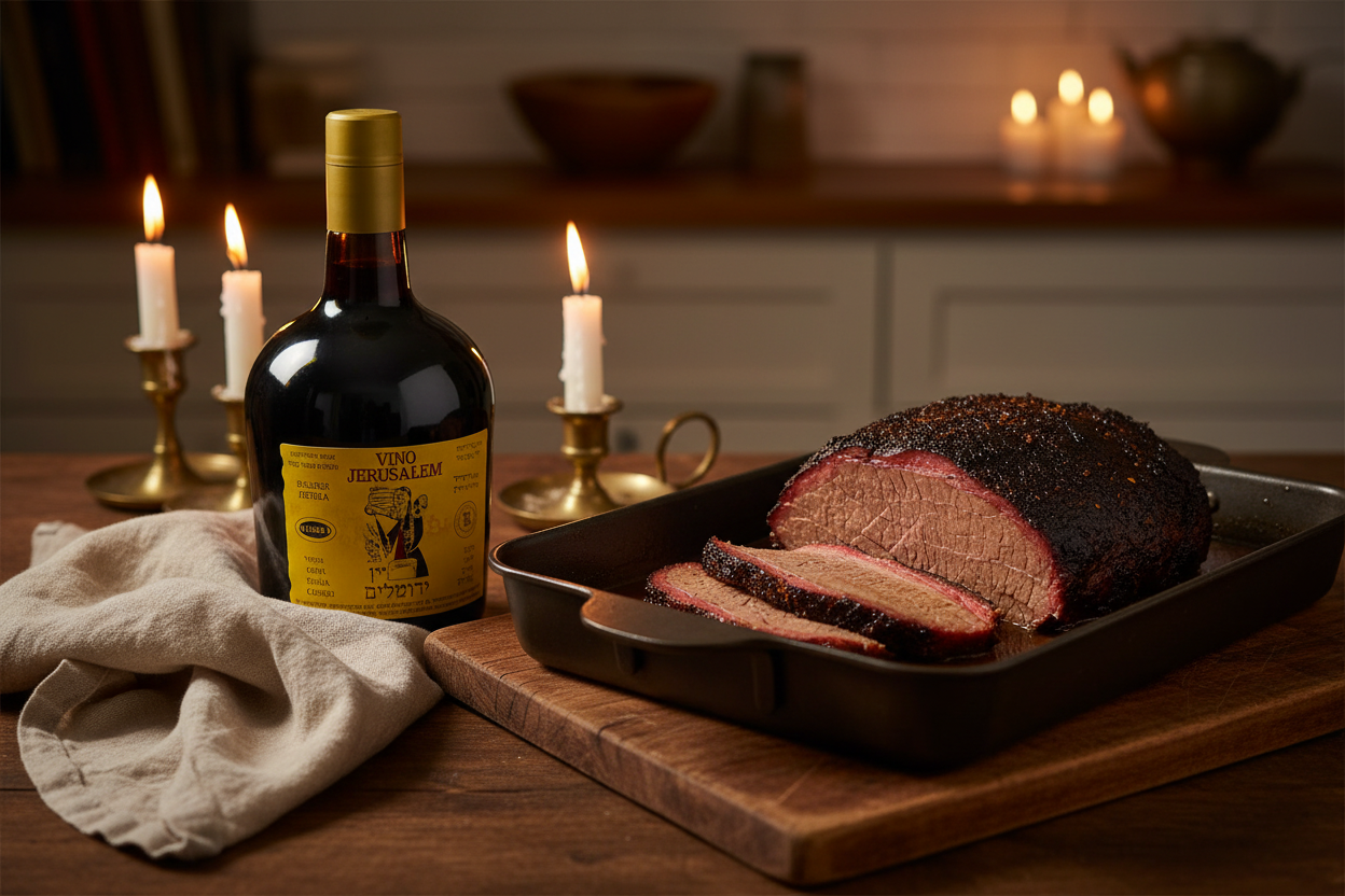 Brisket de res con Jerusalem Kosher