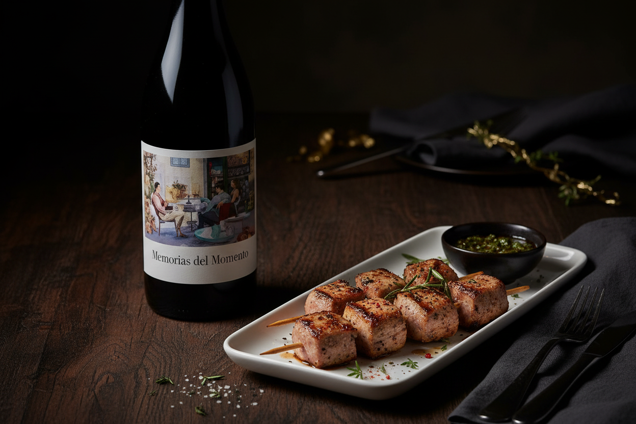 Brochetas de solomillo