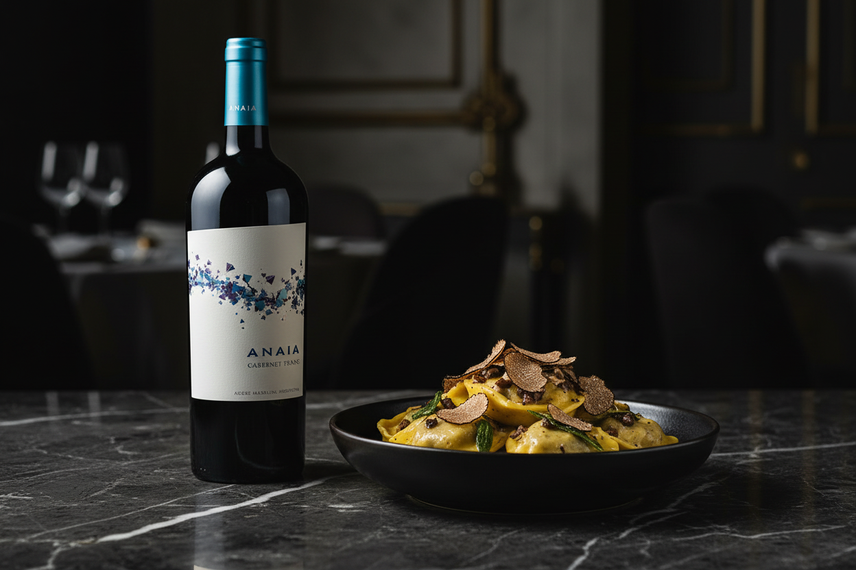 Cab Franc con Pasta Trufada