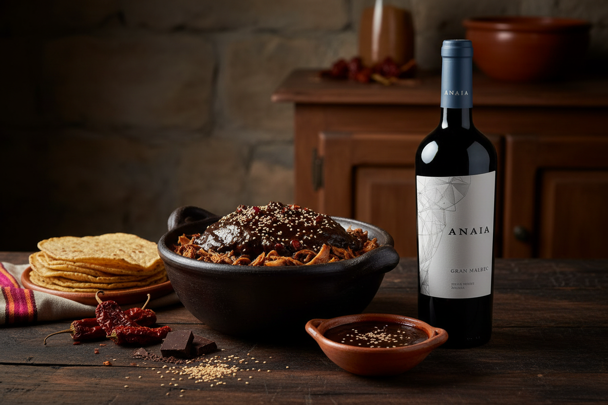 Cab Sauv 2021 con Mole Negro